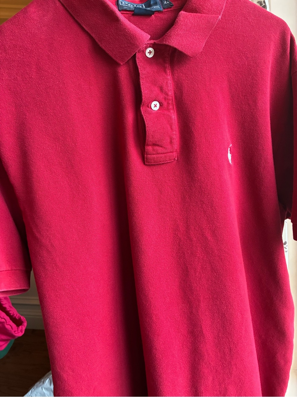 Ralph Lauren Hot Pink Polo Shirt with Embroidered Pony